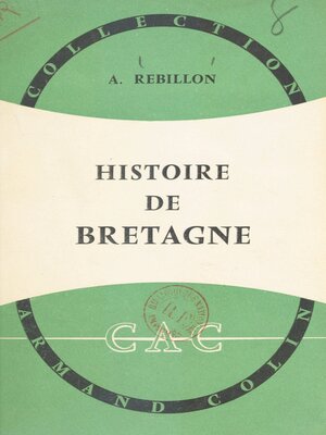 cover image of Histoire de Bretagne